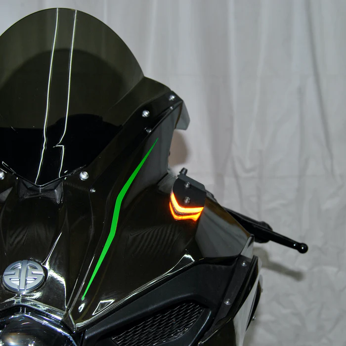 Mirror Block Off Turn Signals Kaw