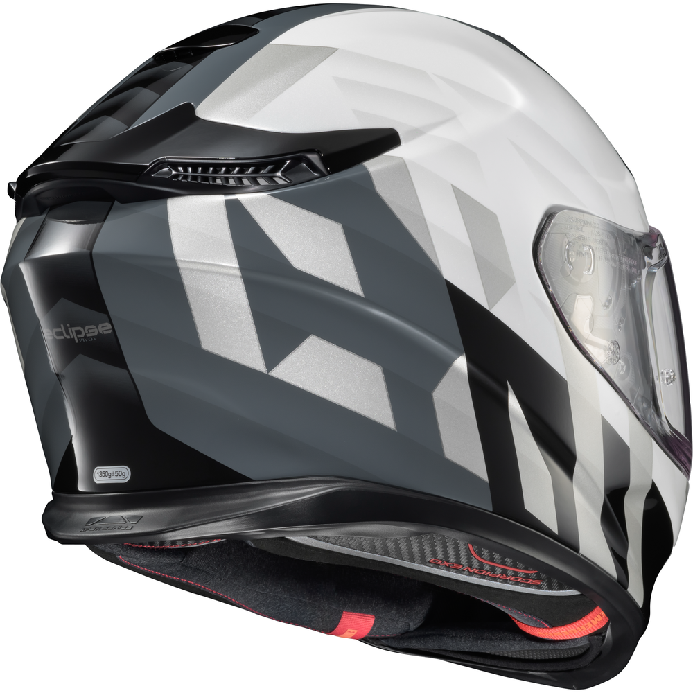 Exo Eclipse Full Face Helmet Pivot White Md