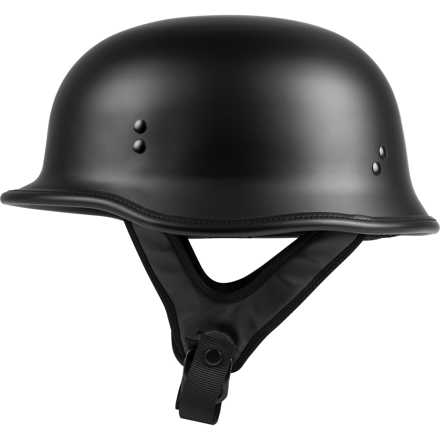 9mm German Beanie Helmet Matte Black Lg