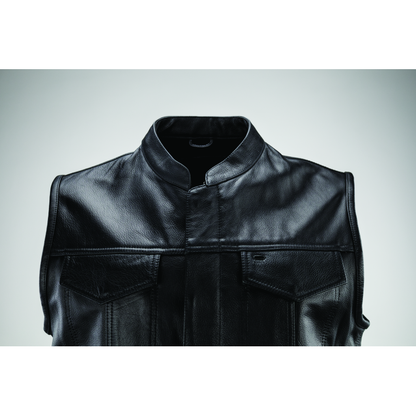 Kuryakyn Leather By River Road Vandal Club Vest Black - Small