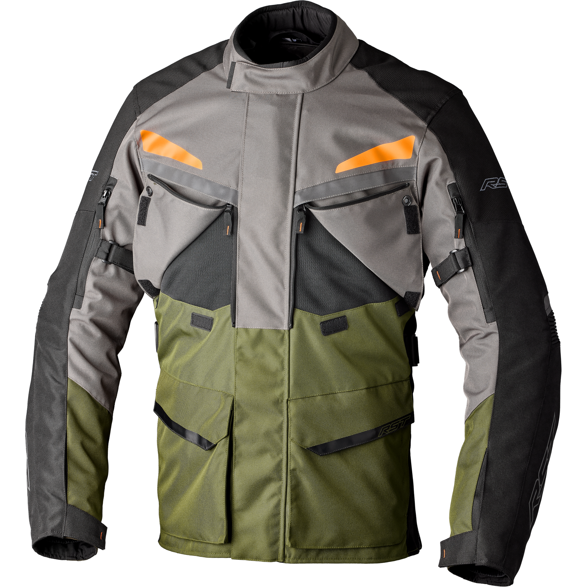 Maverick Evo Ce Jacket Khaki/Grey/Orange Textile 3xl