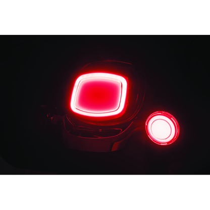 Kuryakyn Tracer LED Taillight Red Lens Without License Light