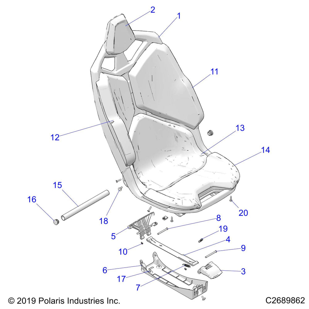 
                      
                        Polaris RZR PIN-RELEASE,SEAT, Genuine OEM Part 7662361, Qty 1
                      
                    