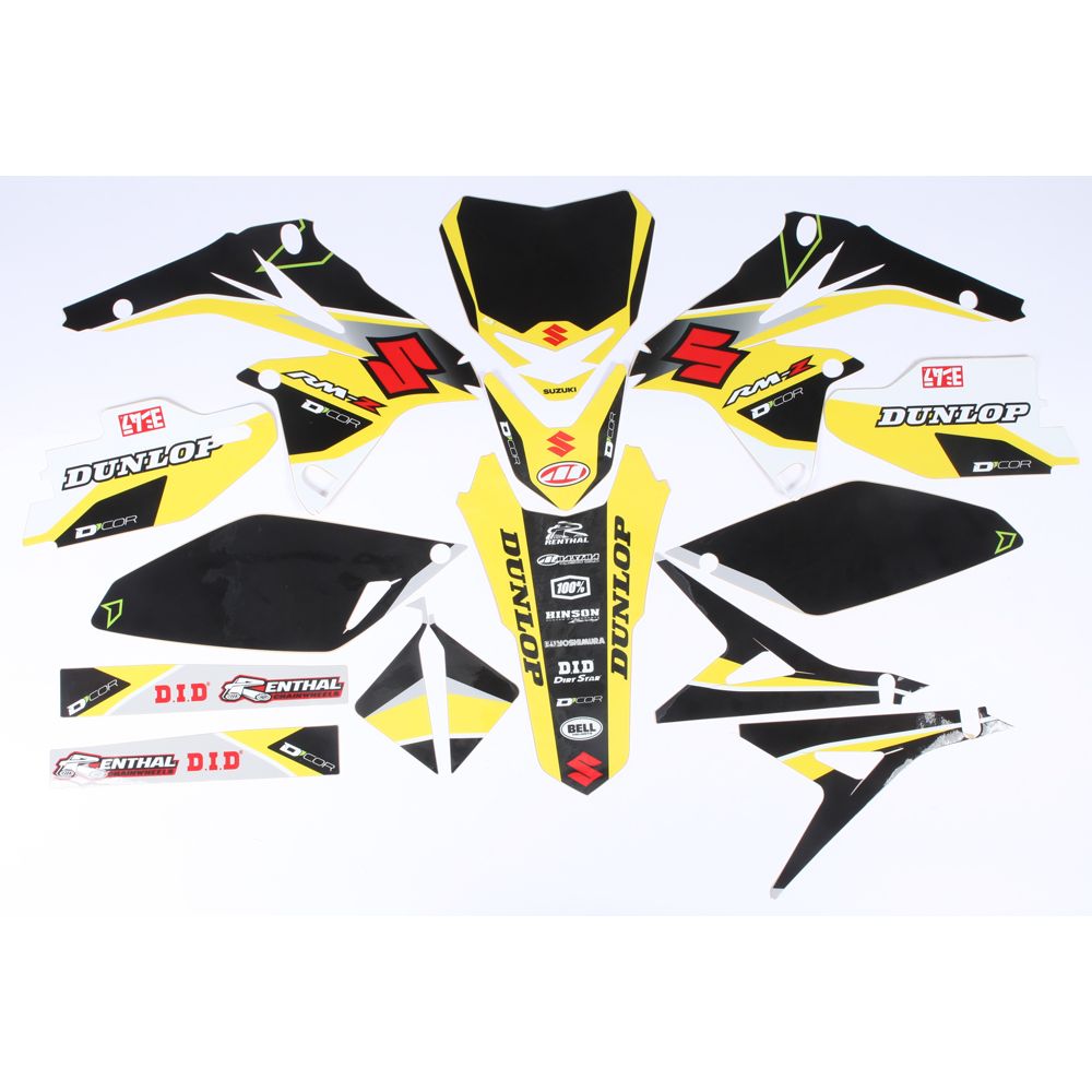 Suzuki Raceline Graphics Complete Kit Black