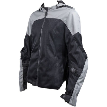Speed and Strength Starstruck Mesh Jacket Grey/Black Womens - XL