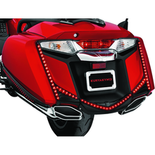 Kuryakyn L.E.D. Vertical Rear Light Strips 12-17 GL1800 Gloss Black Smoke Lens