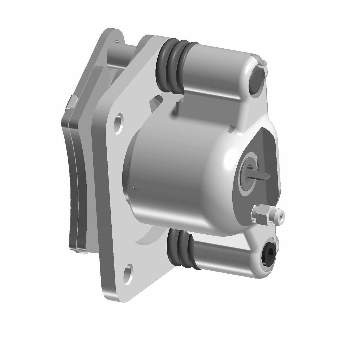 Polaris Brake Caliper, Rear, Left, 1.25, Metallic, Part 1912028