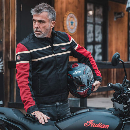 Indian Motorcycle Men's Arlington Mesh Jacket, Black - XL