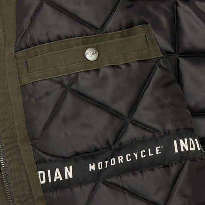 Indian Motorcycle Women's Bobbi Jacket, Dark Green - L - 286464706