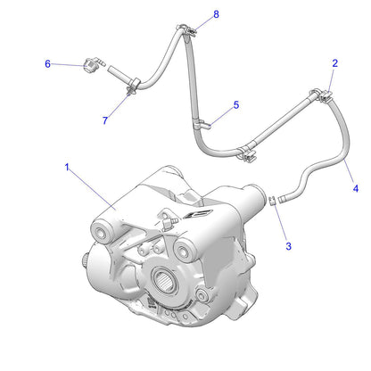 Polaris RZR Boost Line, 3/16 ID, 102 CM, Genuine OEM Part 8450153-102, Qty 1