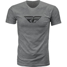 Fly F Wing Tee Dark Grey Heather Sm