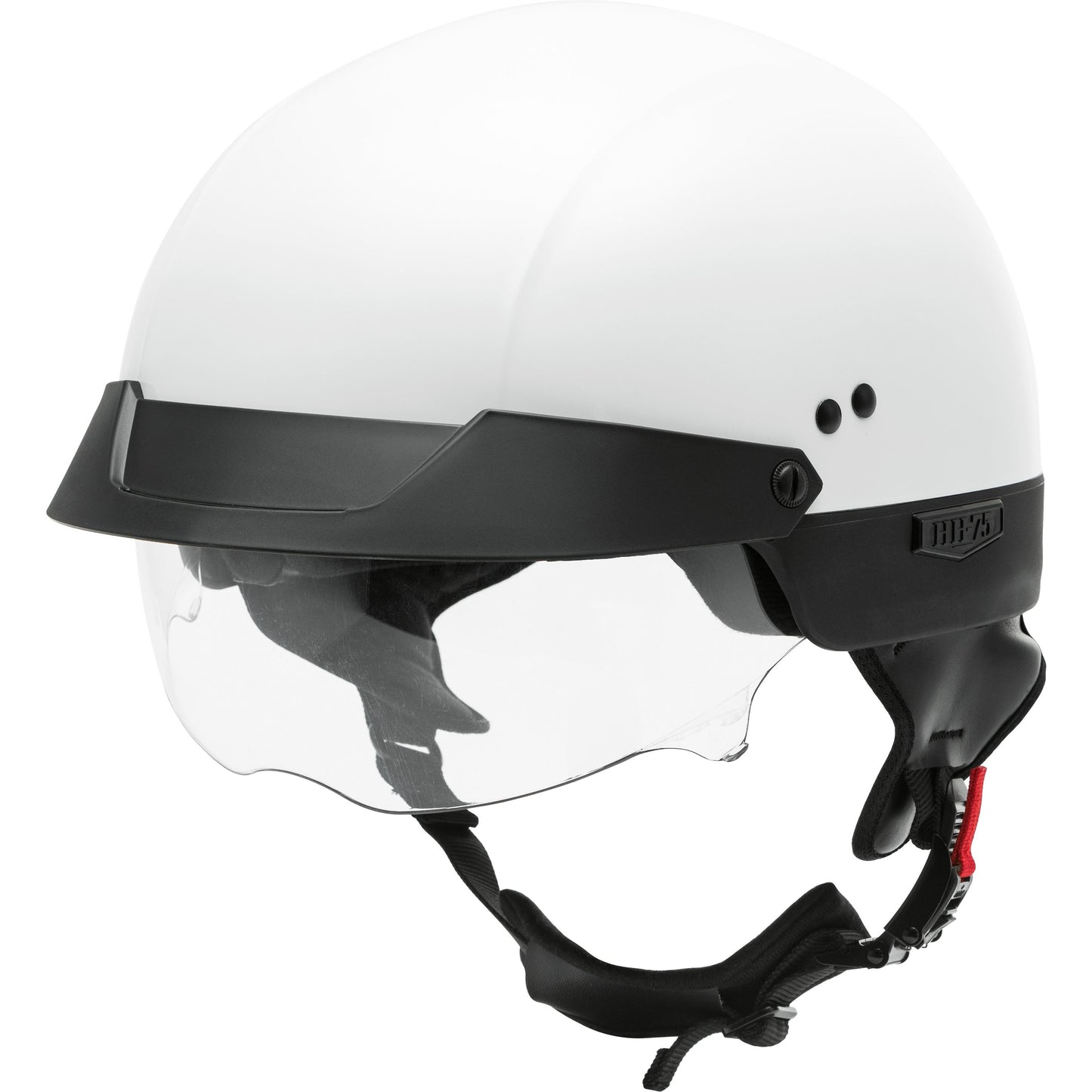 Hh 75 Half Helmet White Sm