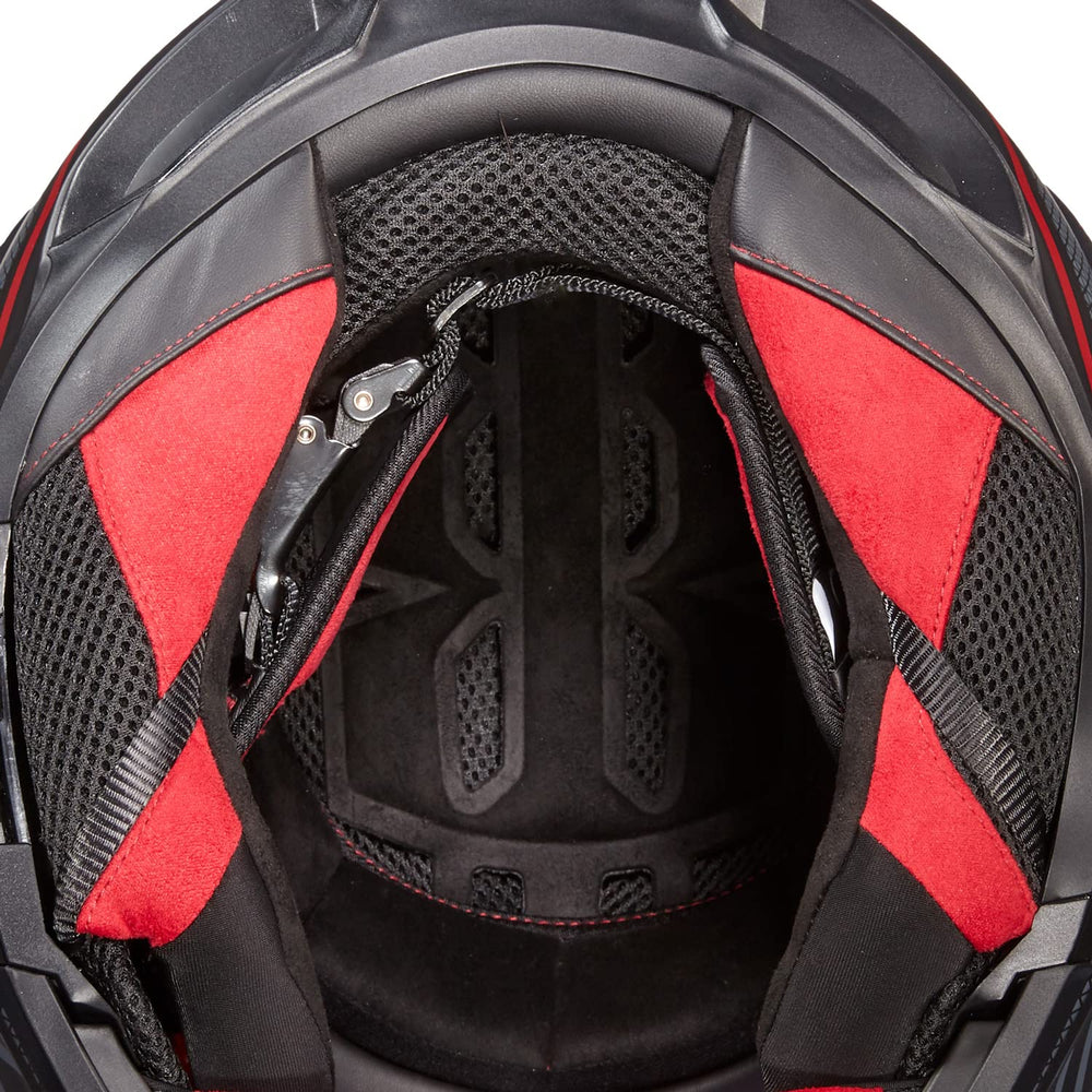 
                      
                        Indian Motorcycle Full Face Modular Helmet with Flip Up Dual Sunvisor for Adults, Matte Black, Bluetooth Compatible, Quick Release Strap, DOT Approved Helmet, for Men and Women, M - 286089503
                      
                    
