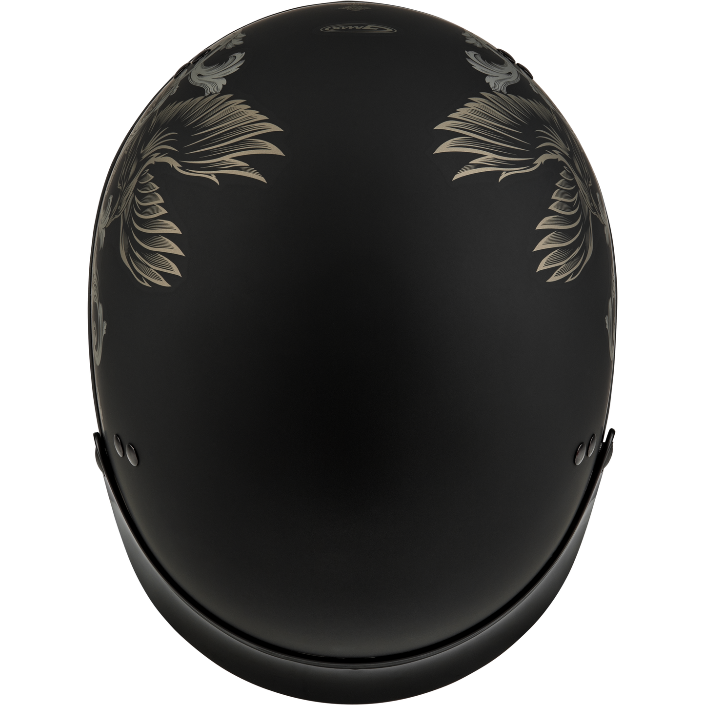 Hh 65 Corvus Helmet W/ Peak Matte Black/Tan Xl