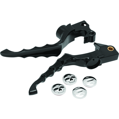 Kuryakyn Zombie Levers 04-13 XL Models Gloss Black