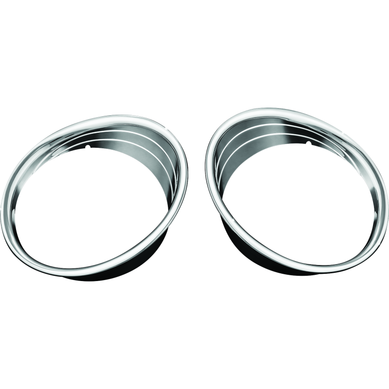 Kuryakyn Driving Light Bezels Indian Chrome
