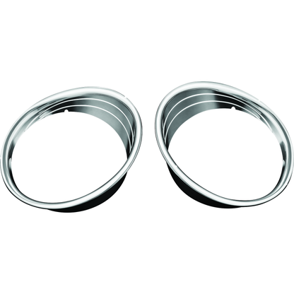 Kuryakyn Driving Light Bezels Indian Chrome