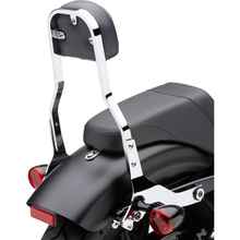 Detachable Backrest Short Chrome Softail 00 06