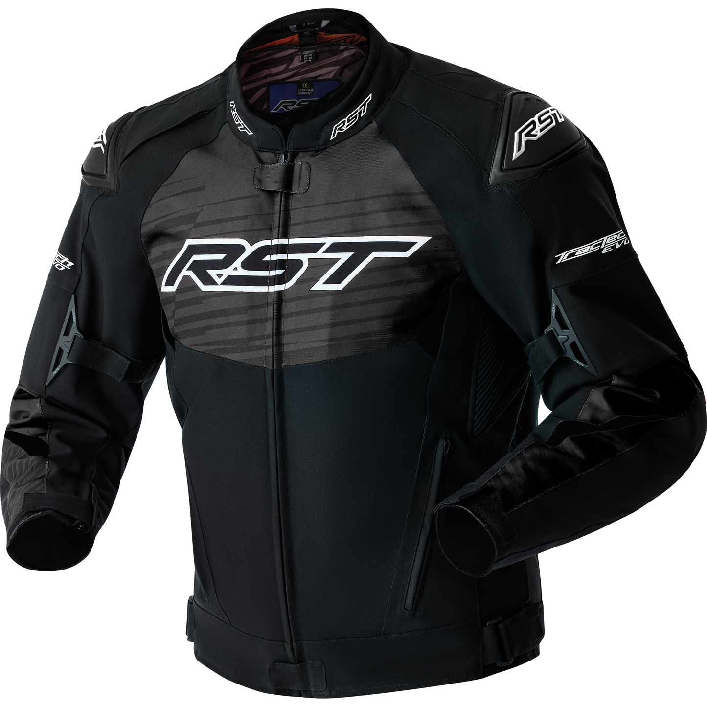 Tractech Evo D3o Jacket Black/White Textile Xl