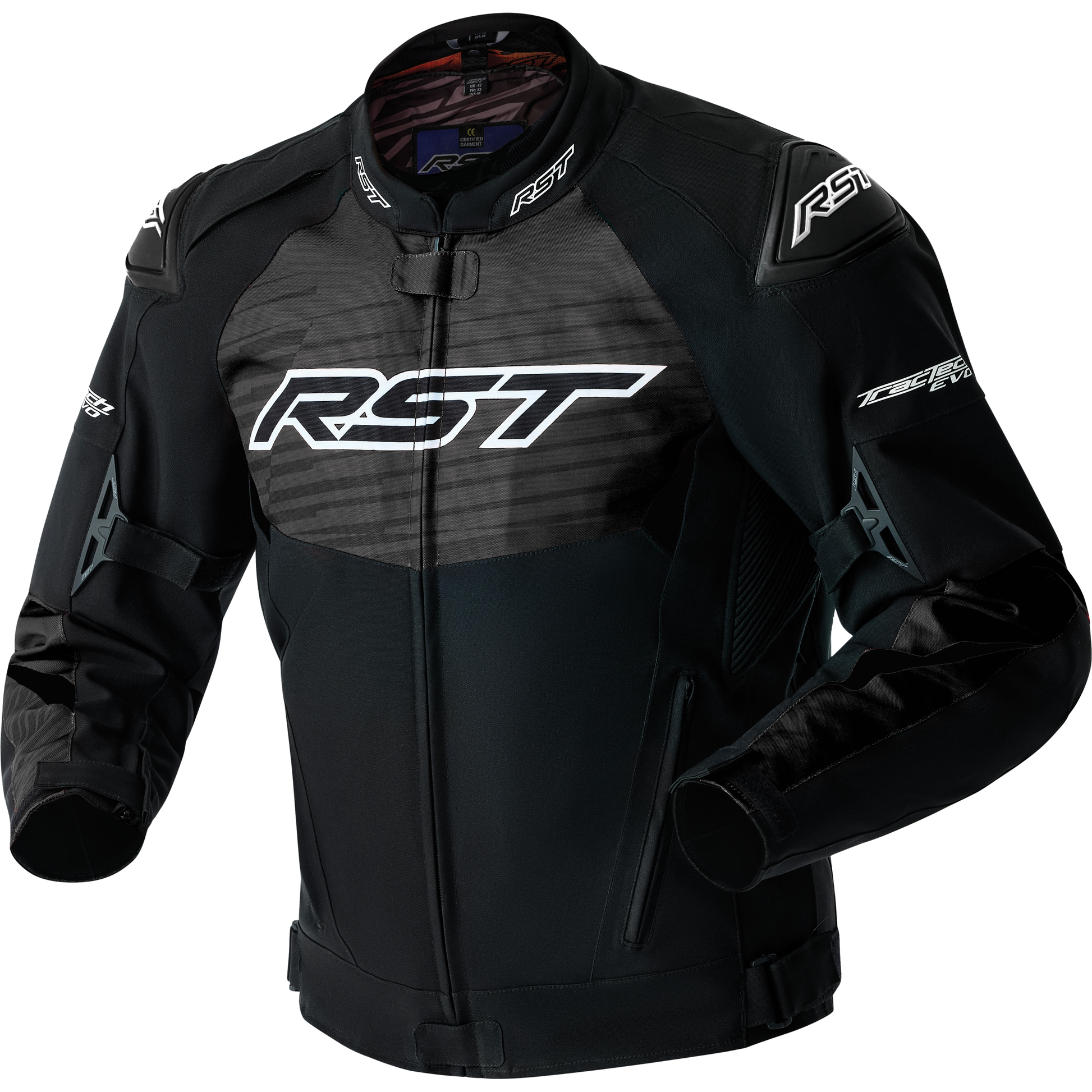 Tractech Evo D3o Jacket Black/White Textile Xl