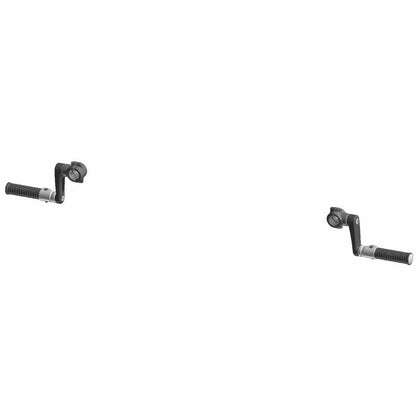 Indian Motorcycle Infinite Highway Pegs for Crash Bars, Pair, Chrome, Adjustable, Rubber Grips, for Specific Pursuit, Scout, Scout Bobber, Chief, Challenger, Springfield Models and More - 2879572-156