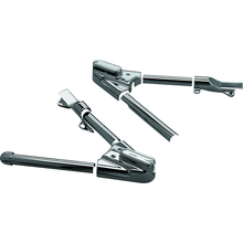 Kuryakyn Swingarm Cover Kit - Unlighted 00-07 Softail Models Chrome