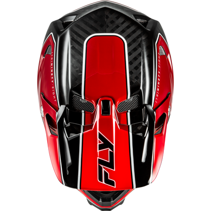 Werx R Flow Carbon Helmet Black Carbon/Red Md