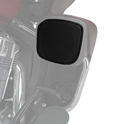 Indian Motorcycle Powerband Audio Lower Fairing Speaker Bezels, Pair - 2889595-266