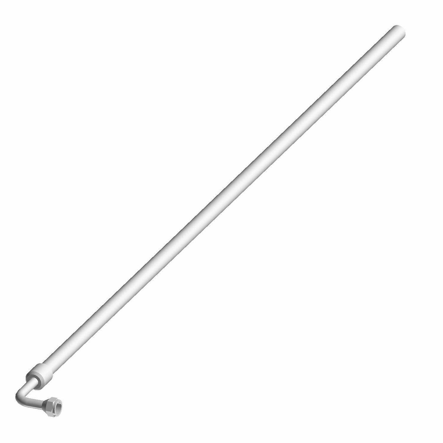 Polaris ATV Cooler Hose, 9/16 in, 90 Deg Swivel, Genuine OEM Part 5412039, Qty 1