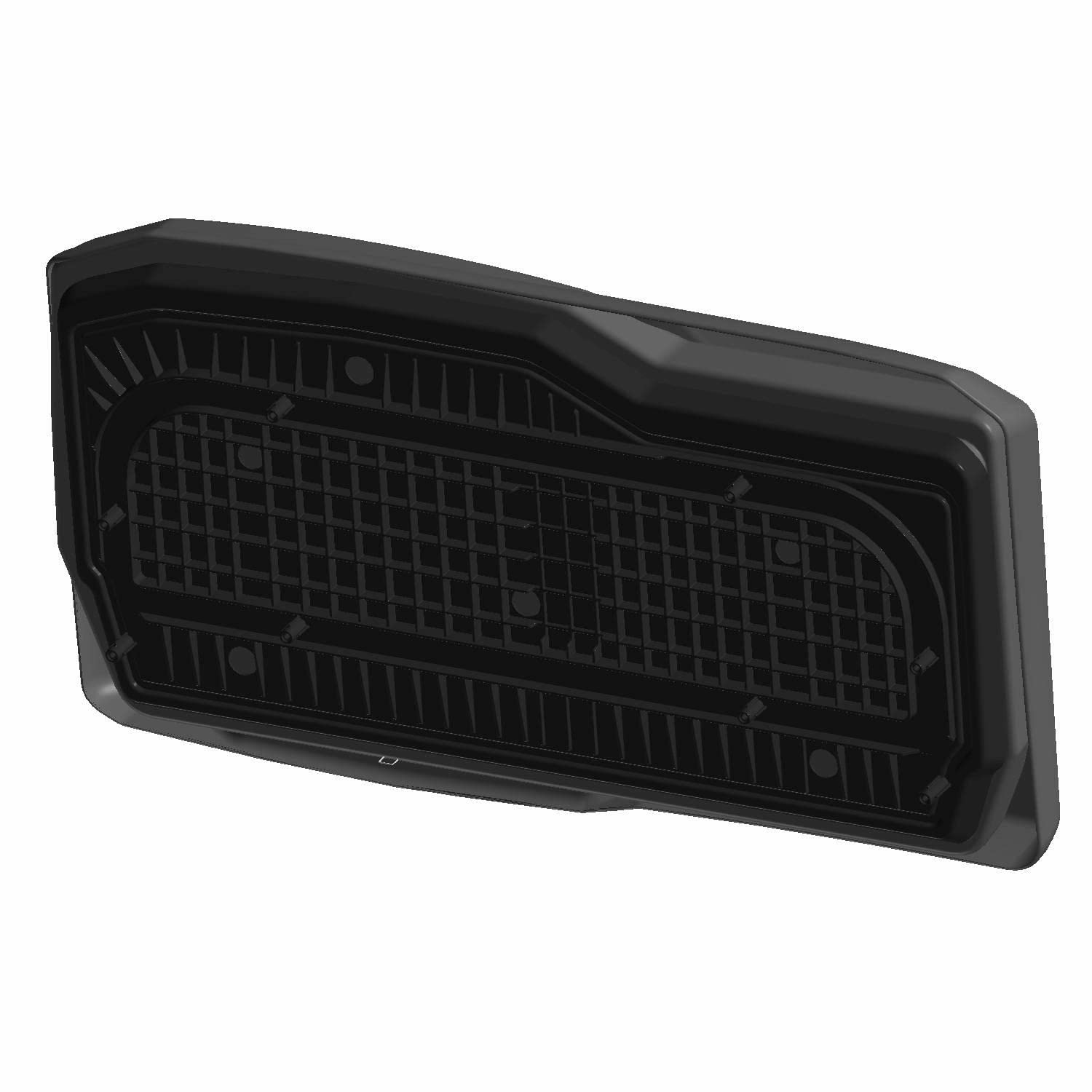 Polaris Ranger Bottom Vinyl Seat Assembly, Gloss Black, Genuine OEM Part 2688635-070, Qty 1