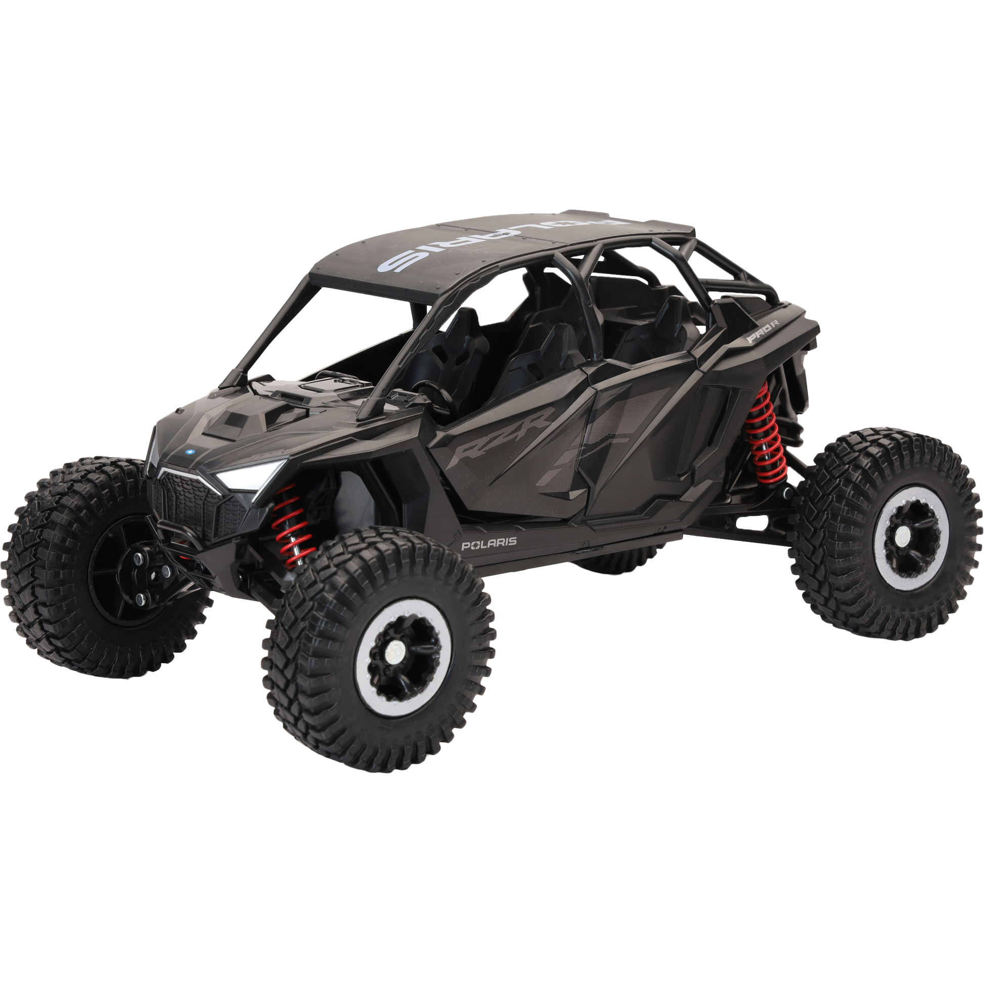 1:18 Scale Polaris Rzr Pro R4 Rock Crawler Stealth Black