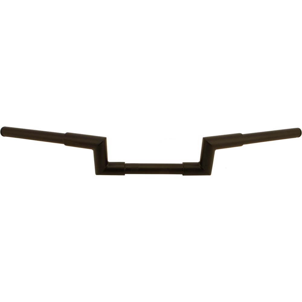 H Bar Z Bar 1 1/4" Cable 4" Rise Satin Blk