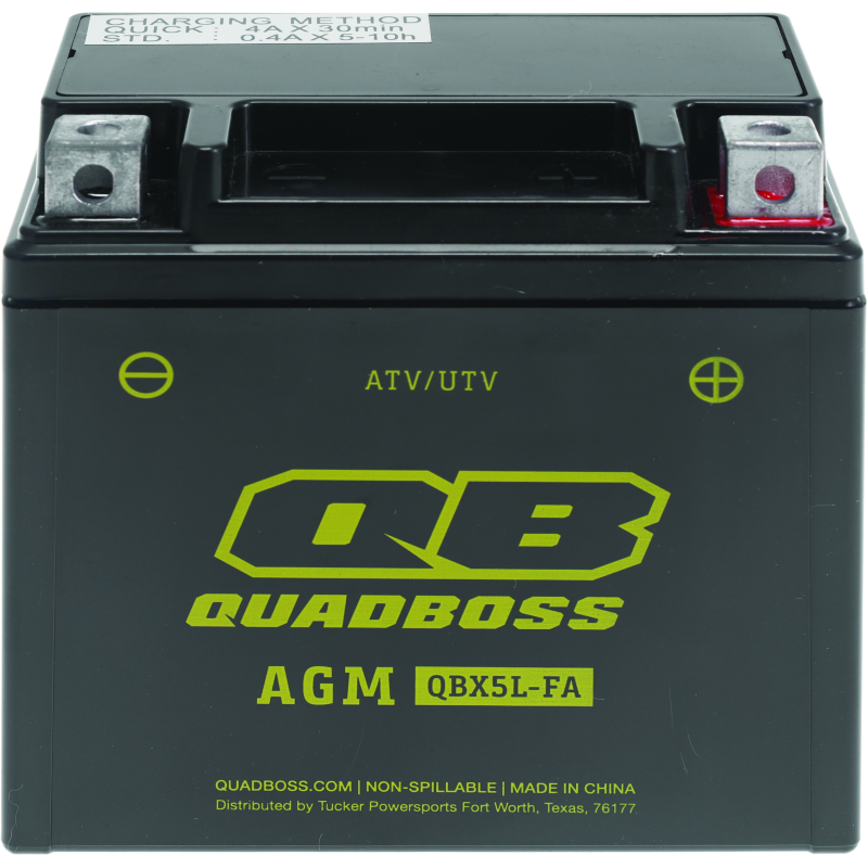 QuadBoss Maintenance-Free AGM Battery QBX5L-FA