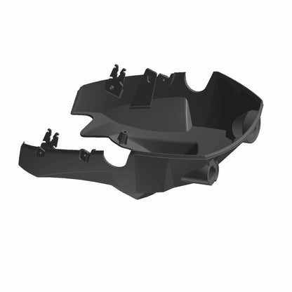 Polaris ATV Headlight Pod, Lower, Gloss Black, Genuine OEM Part 5435812-070, Qty 1