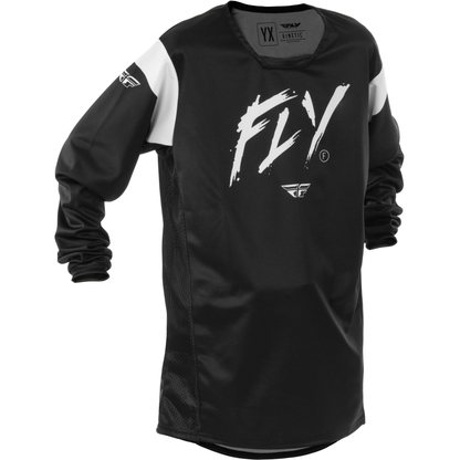 Youth Kinetic Stoke Jersey Black/White Yxl