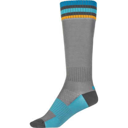 Mx Socks Thin Grey Lg/Xl