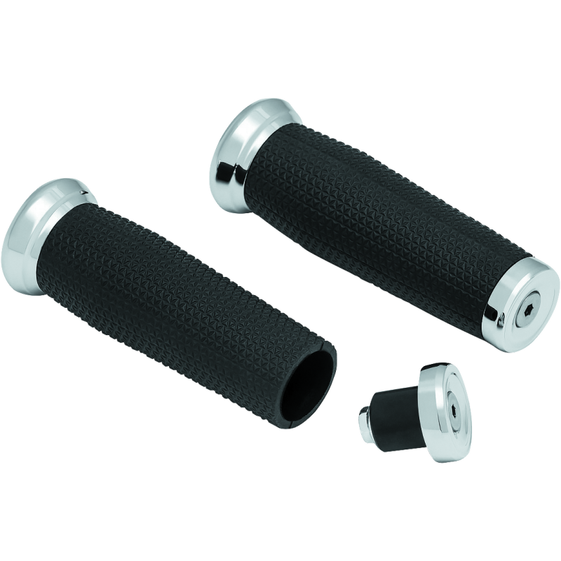Kuryakyn Thresher Grip Metric Chrome