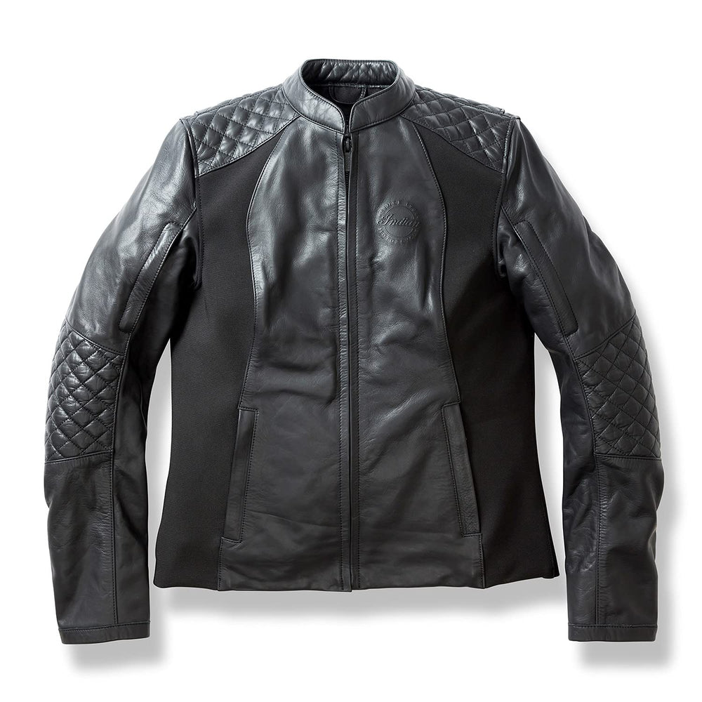 Indian Motorcycle Women's Drew Leather Jacket, Black - XL - 286169909