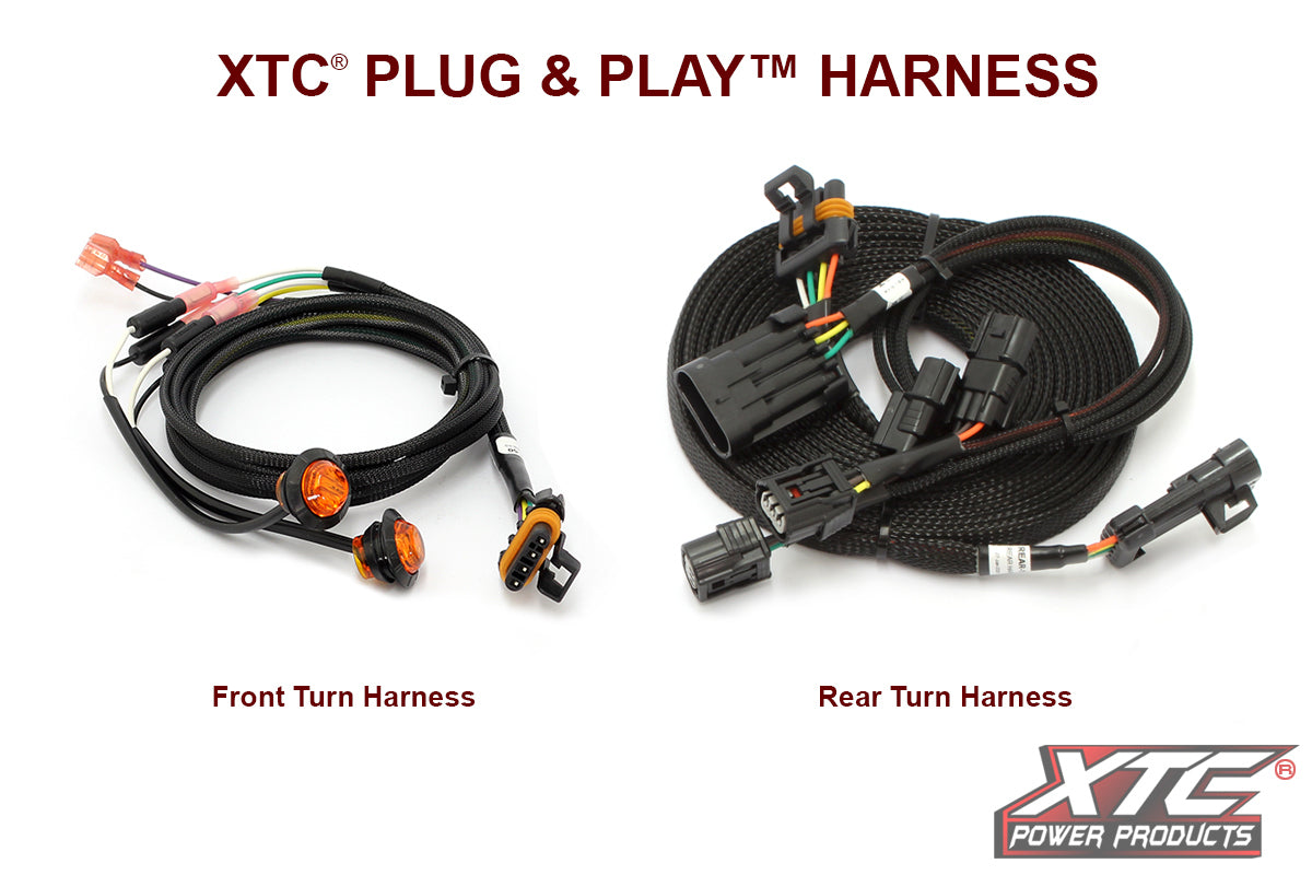 Auto Turn Signal Kit W/ Billet Lever And Front Drl Lights Kaw