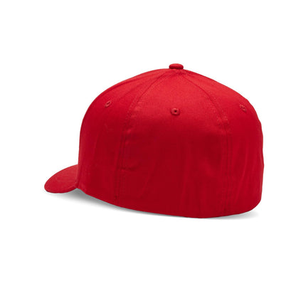 Fox Racing Men's Standard Fox Head Flexfit HAT, Flame RED, Large