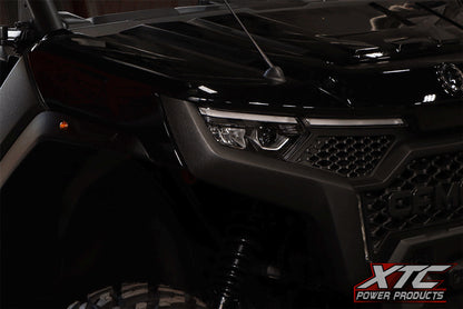 Auto Turn Signal Kit W/ Billet Lever And Front Drl Lights Cfm