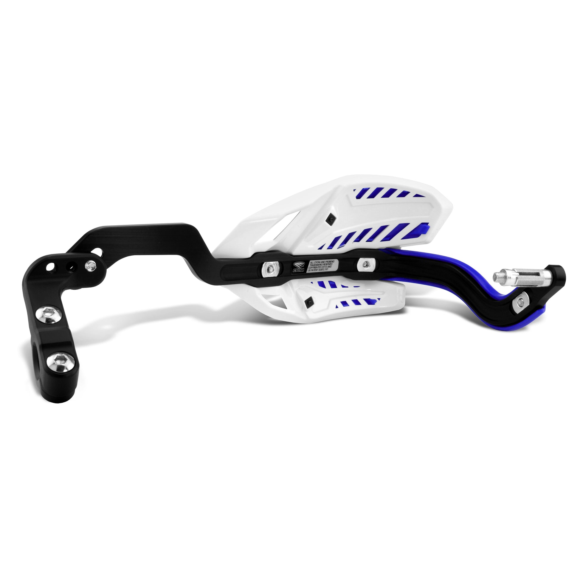 Crm Wrap Around Handguards 7/8" Clamp   White/Blue