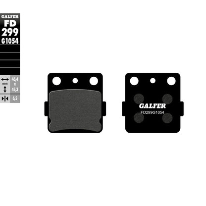 Brake Pads Semi Metallic Fd299g1054