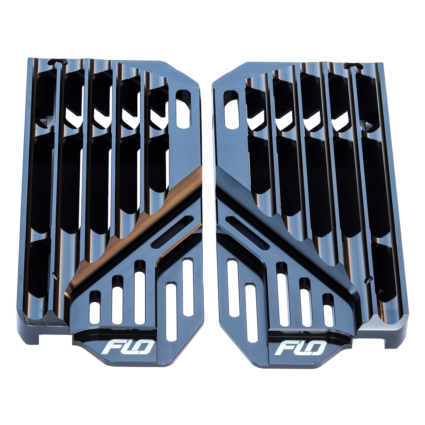 High Flow Radiator Braces Black