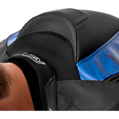 Tractech Evo D3o Jacket Blk/Blue Leather 3x