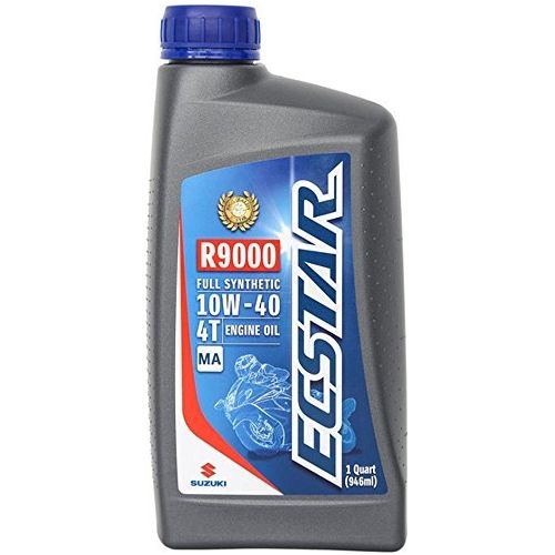 Suzuki ECSTAR R9000 Motorcycle Full Synthetic Engine Oil 10W40 1 Quart