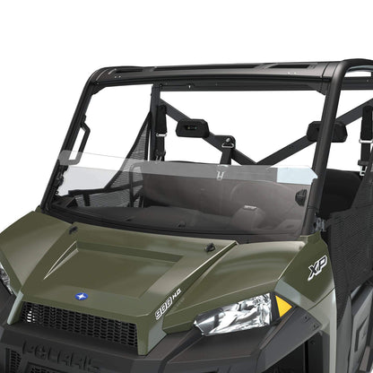 Polaris Off Road Lock & Ride Half Windshield- Poly