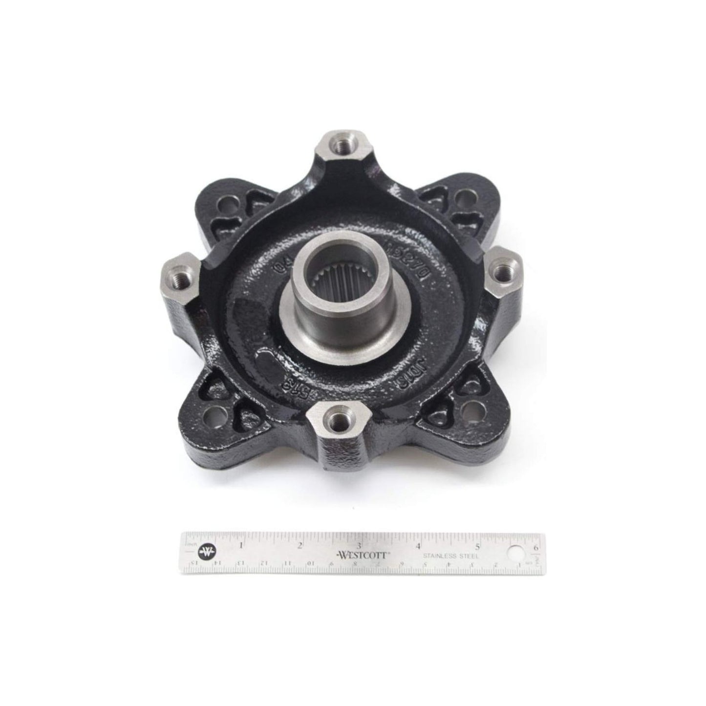 Polaris Ranger Front Wheel Hub, Medium Gloss Black, Genuine OEM Part 5137127-067, Qty 1