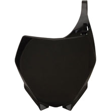 Front Number Plate Black