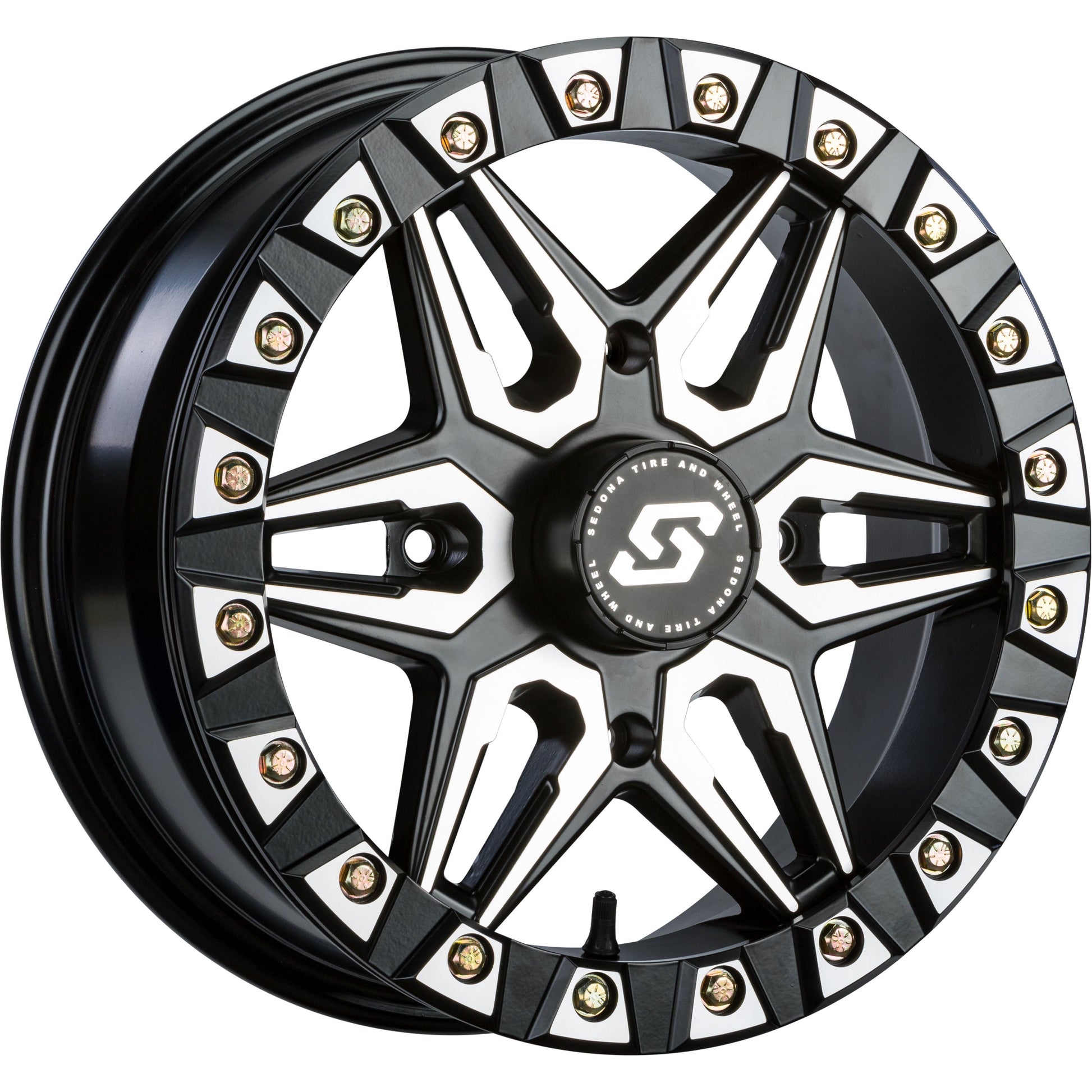 Split 6 Bdlk Wheel 15x6 4/137 5+1 (+38mm) Blk/Machined